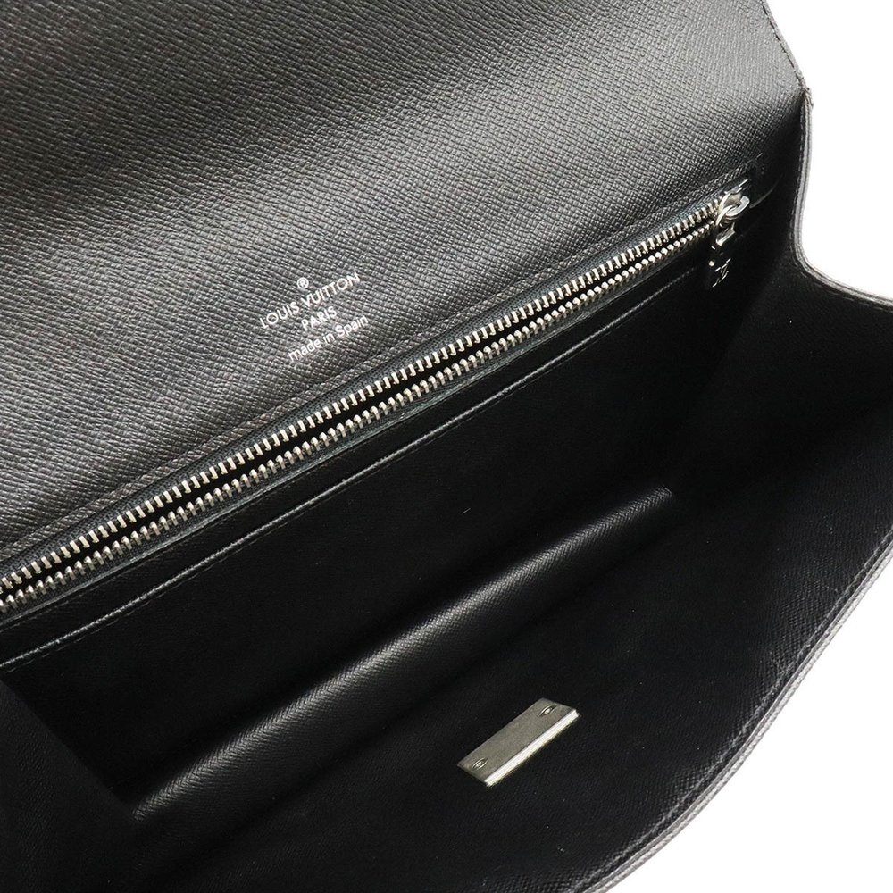 LOUIS VUITTON Louis Vuitton Taiga Celenga Second Bag Clutch Leather Ardoise B... - Picture 5 of 7
